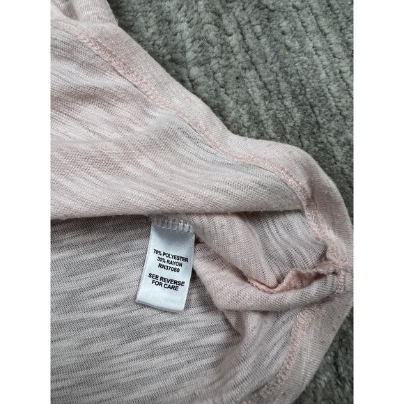 Cato Shirt Womens 14/16w Pink Semi sheer Shortsleeve Casual - Picture 10 of 10
